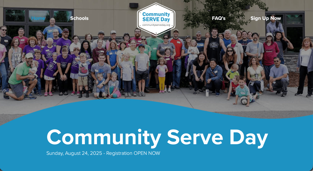 Community Serve Day Aug&nbsp;24th